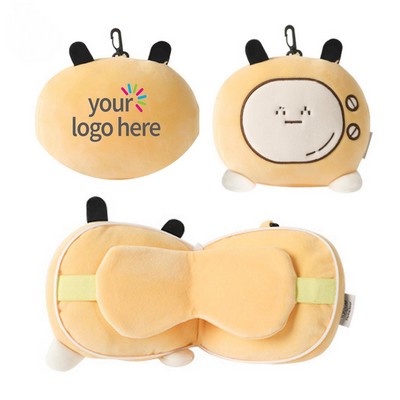 TV 2-in-1 Pillow Sleep Mask