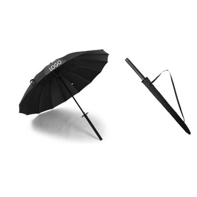 16 Bone Katana Sword Umbrella