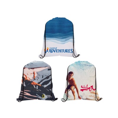 Dye-Sublimated Drawstring Backpack