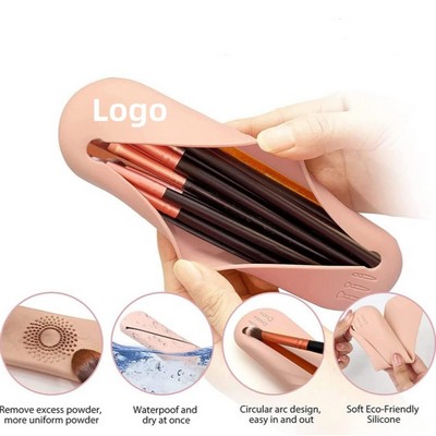 Travel Silicone Makeup Brush Holder ( L )