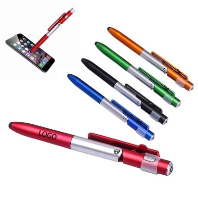 4 In 1 Multifunction Ballpoint Pen With Led Light