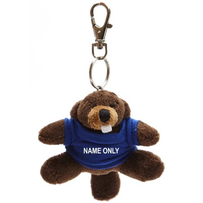 Beaver Plush Keychain