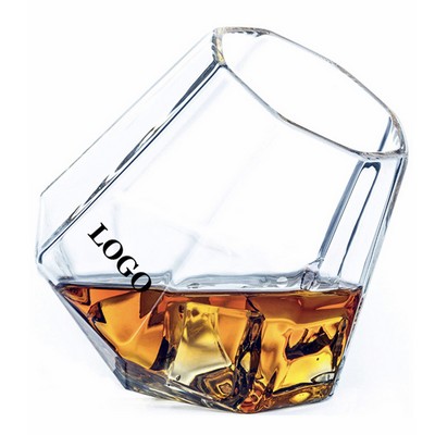 10 Oz Diamond Shape Whiskey Glasses