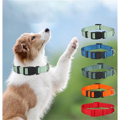 3/4"x20" Adjustable Pet Collar w/ Buckle