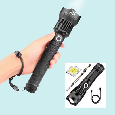 Portable Aluminum Telescopic Flashlight