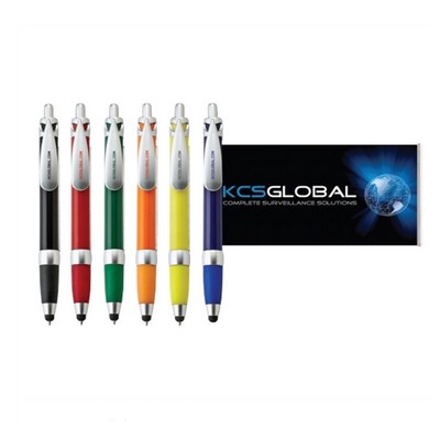 Retractable Ballpoint Pen w/Stylus Tip