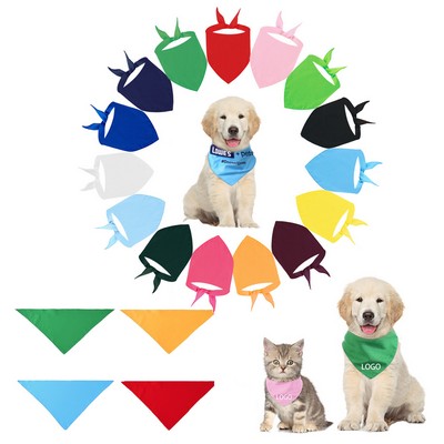 Pet Bib Saliva Triangle Towel