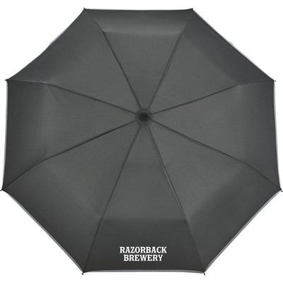 48'' RPET Umbrella w/ Reflective Trim