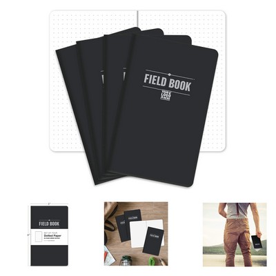 5x8 Inch 80-Page Field Dot Graph Notebook Journal