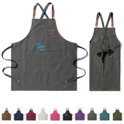 Adjustable Kitchen Baking Apron with Straps