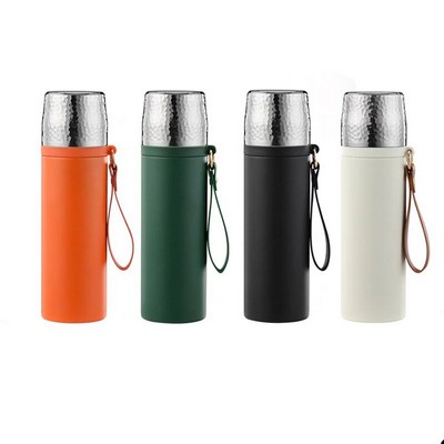 Stainless Steel Bottle with Lanyard 16oz