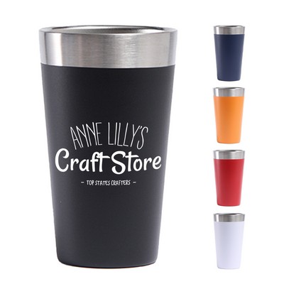 16oz Insulated Double Stainless Steel Car Cup