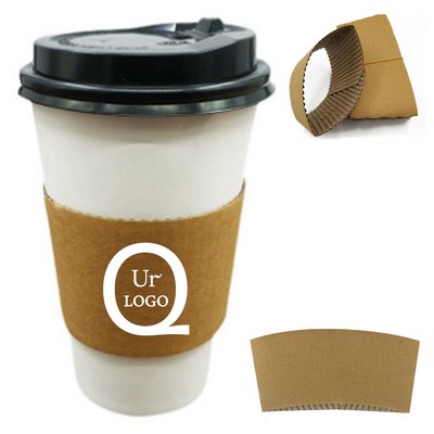 Disposable Paper Coffee Cup Sleeves