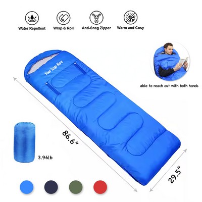 Camping Sleeping Bag with Arm Holes