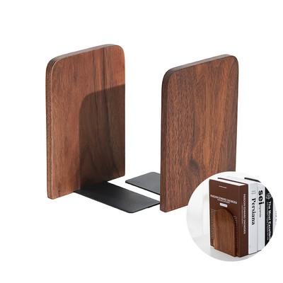 Wood Book Ends 2 PCS