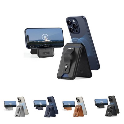 Magnetic Wallet Tracker with Adjustable Phone Stand