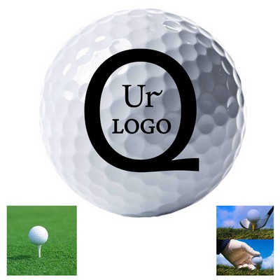 Diameter 1.67 In 3-Layer Golf Ball For Competition