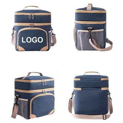 16L Double Deck Lunch Cooler Bag