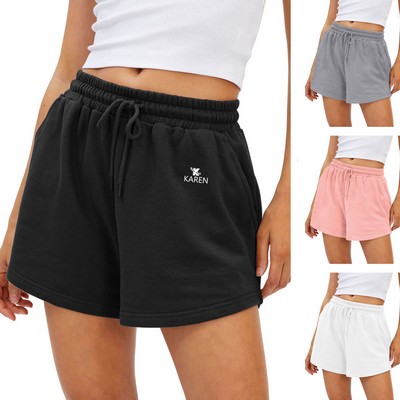 Casual Summer Womens Sweat Shorts