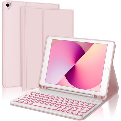 Kidder iBank® Bluetooth Keyboard Case for iPad 10.2'' (Rose Pink)