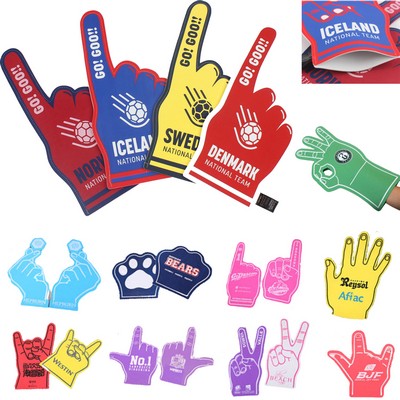 Custom EVA Foam Finger Cheering Gloves