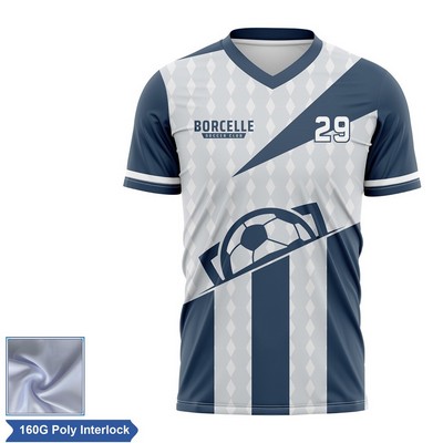 Premium Sublimation Soccer Jersey - Poly Interlock - Men's, Women's, Kids'