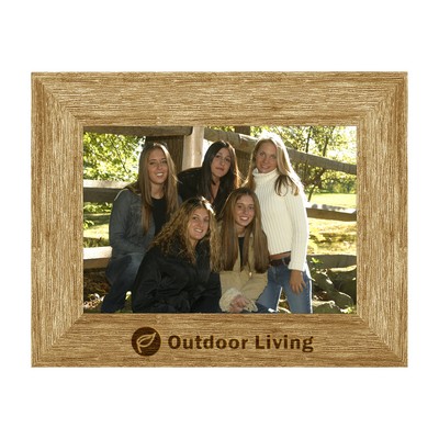 Barnwood 4"x6" Brown Frame - 1.25" Wide