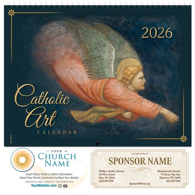 Traditional Catholic Art 2026 Calendar (English)