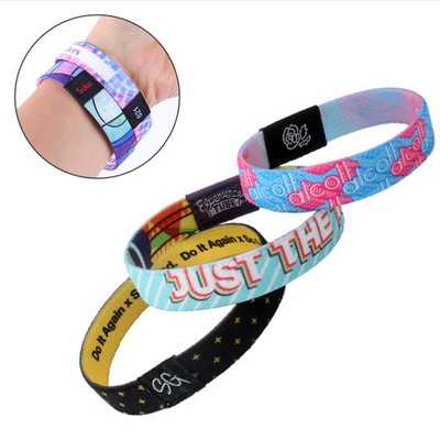 5/8" Sublimated Elastic Event Wristband