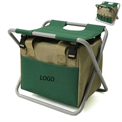 Garden Folding Stool W/ Bag