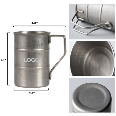 13Oz Drum Shape Stainless Steel Mug