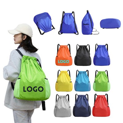 Drawstring Travel Fitness Sports Shoulder Bag