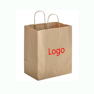 Natural Kraft Paper Shopping Bag with Handles