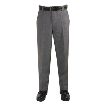 Professional Uniform Slacks - Heather Gray Twill Weave