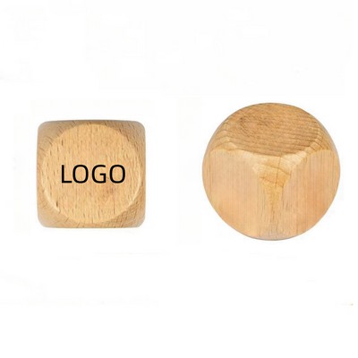 6 Sided Game Wooden Dice