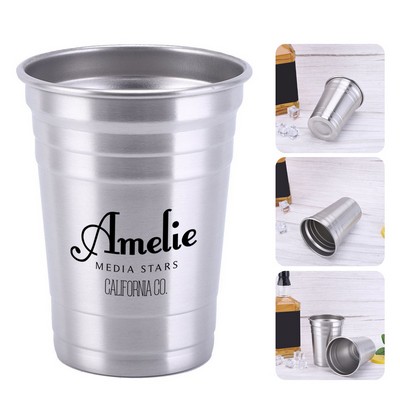 18oz Single Wall Stainless Steel Beer Cup