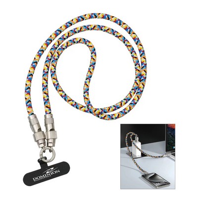 Fast Charging Cable Crossbody Lanyard