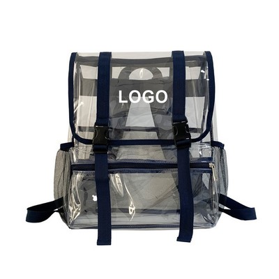 Heavy Duty PVC Transparent Clear Backpack