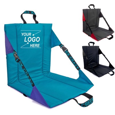 Comfortable Stadium Seat Cushion with Carry Strap