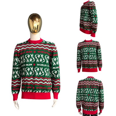 Classic Christmas Round Neck Sweater