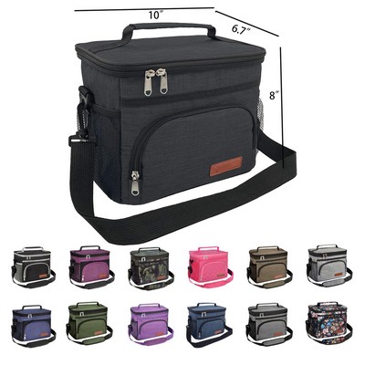 Reusable Lunch Box for Office Picnic Hiking Beach Leakproof Cooler Tote Bag