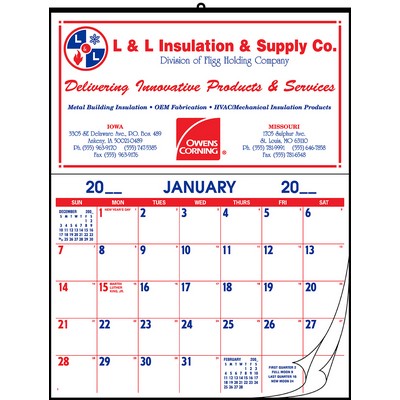 Small Size Half Apron Calendar