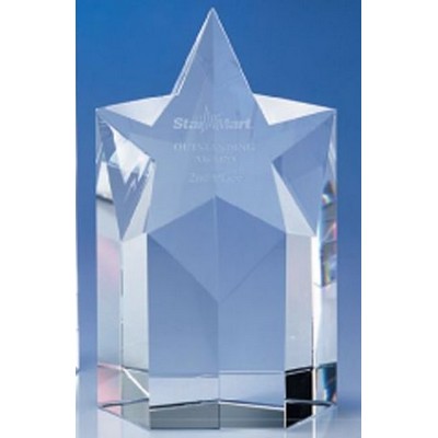 Superstar Crystal Award (5 3/4")