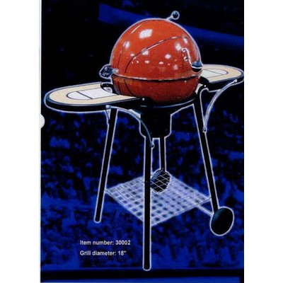 Keg-a-Que 18" Basketball Charcoal Grill w/Stand