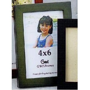 Square Corner Black Picture Frame (4"x6")