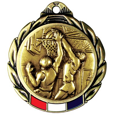 Stock RWB Regency Medal (Basketball Male) 2 3/4"