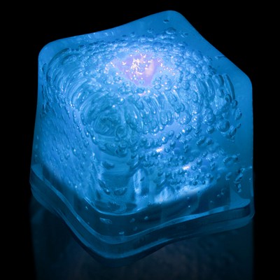 Blank Blue Lited Ice Cube