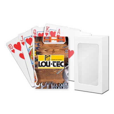 Bridge Playing Cards w/Custom Image & Standard Faces (Standard Card Stock)