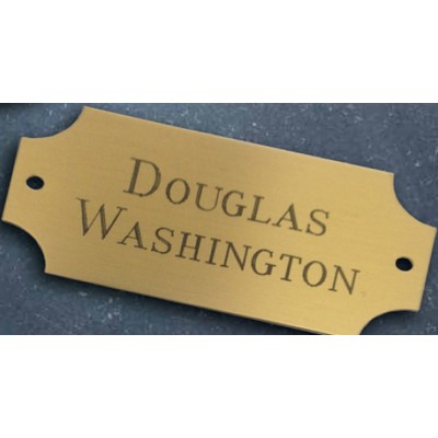 Brass Name Plates 6"x10"