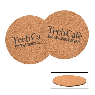 Round Cork Beverage Coaster